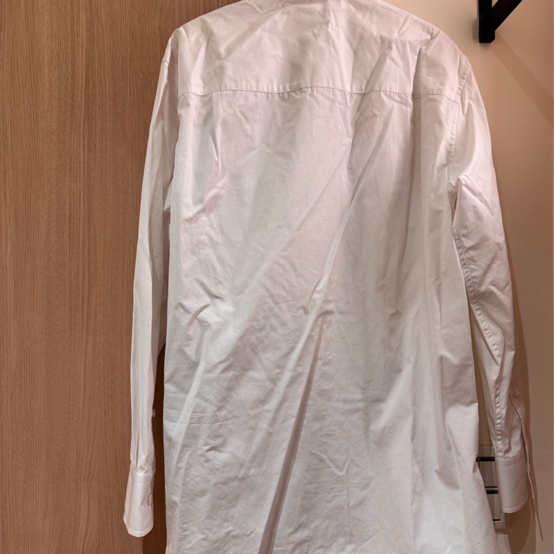 burberry 刺繡白襯衫-10