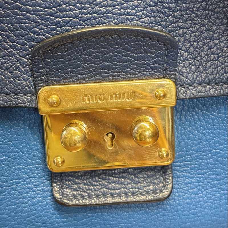 Miu Miu 藍色手提包-3