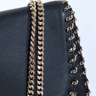 Valentino 范倫鐵諾 Demilune  卯釘 黑色 鍊條包 帶鍊包 斜背包 肩背包 側背包 手提包-34