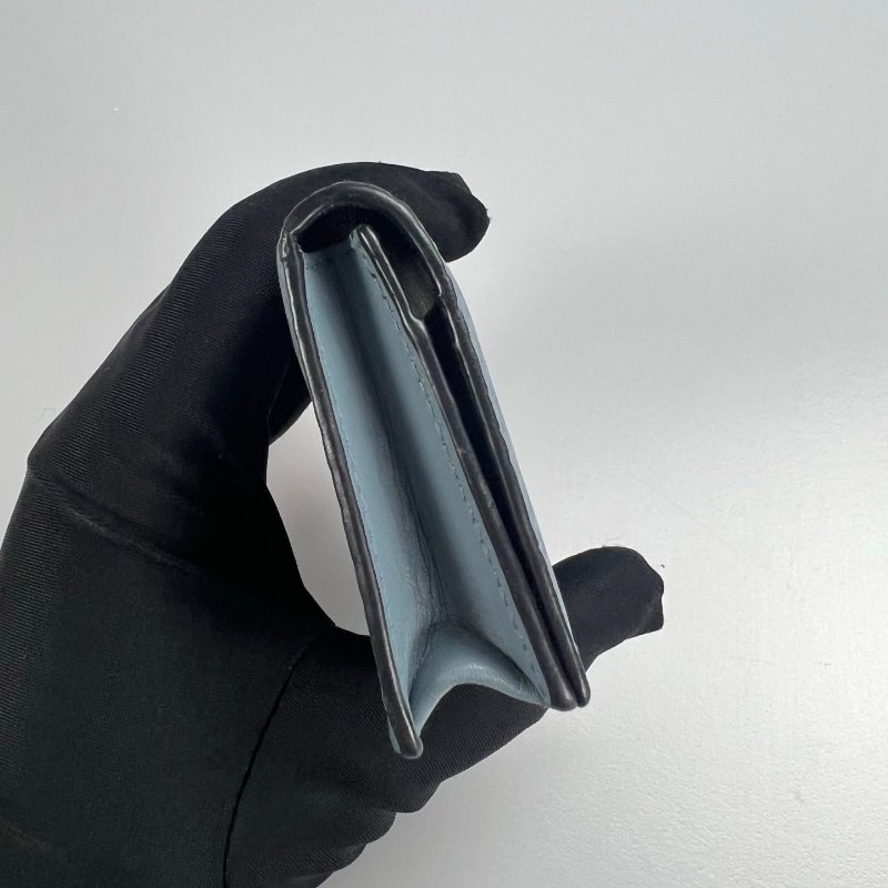 LOEWE 101824 藍滿版壓紋卡包-2