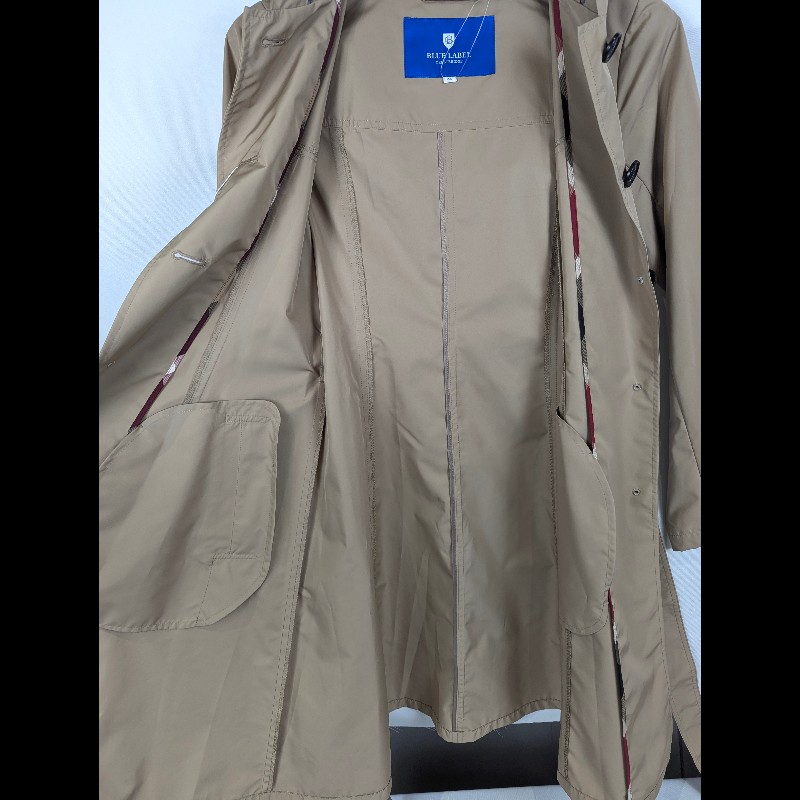 莉亞精品♡Burberry 連帽防水風衣 尺碼36 近新閒置-2