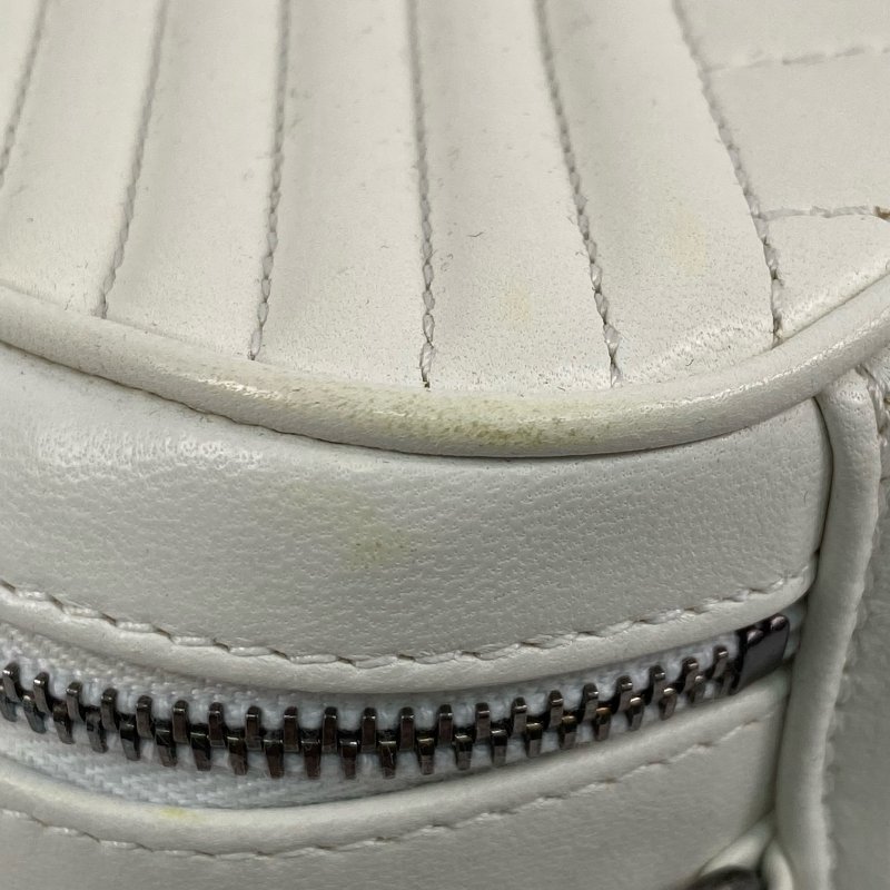 △ Chanel 香奈兒 White Lambskin Ruthenium-Finish Metal Camera Chain Shoulder Bag No.20 白色小羊皮鍍釕金屬鎖鏈肩背袋No.20 - 257026441-8