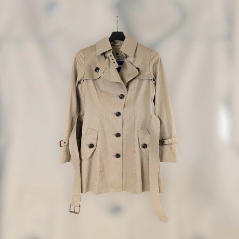 莉亞精品♡Burberry 單排釦風衣外套 尺碼36 近新閒置