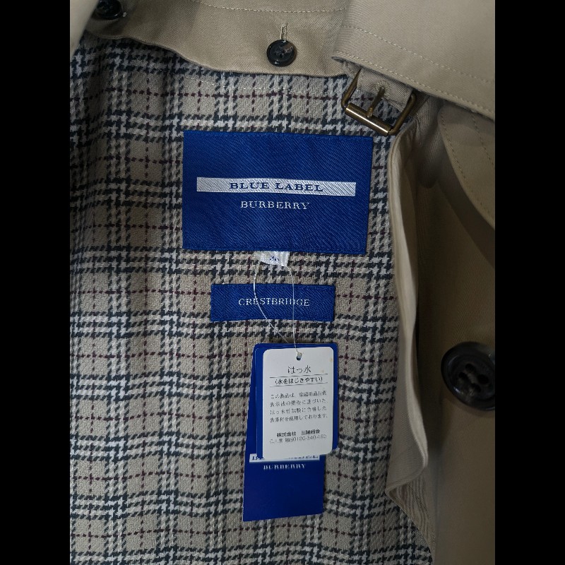 莉亞精品♡Burberry 單排釦風衣外套 尺碼36 近新閒置-3