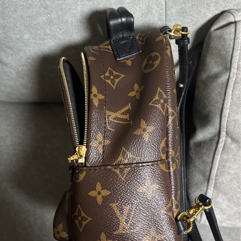 （台北微風購入） Louis Vuitton LV Palm Springs Mini 後背包小書包🎒-13