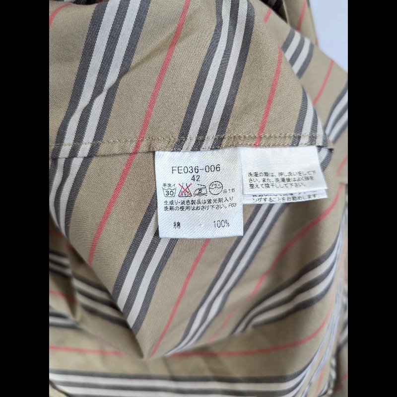 莉亞精品♡Burberry 斜格紋襯衫-4