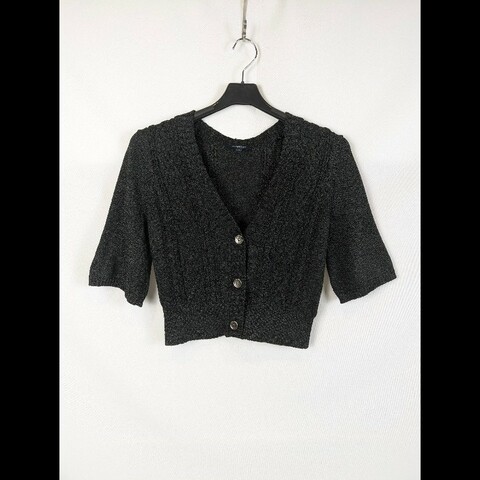 莉亞精品♡Burberry 黑針織衫 尺碼1 二手美品