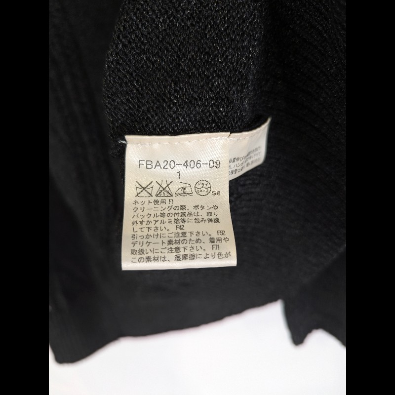 莉亞精品♡Burberry 黑針織衫 尺碼1 二手美品-4