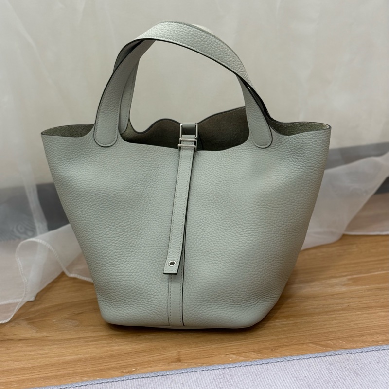Hermes Picotin 22 菜籃子 水晶灰-0