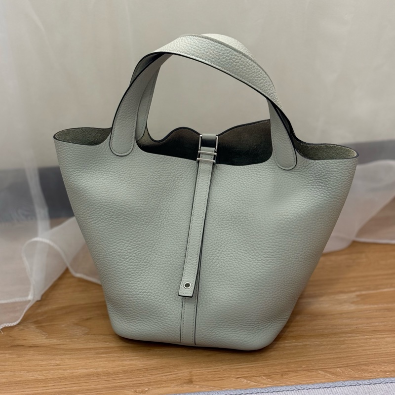 Hermes Picotin 22 菜籃子 水晶灰-1