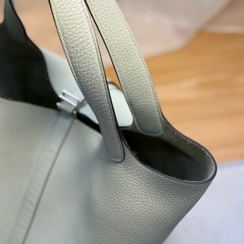 Hermes Picotin 22 菜籃子 水晶灰-11