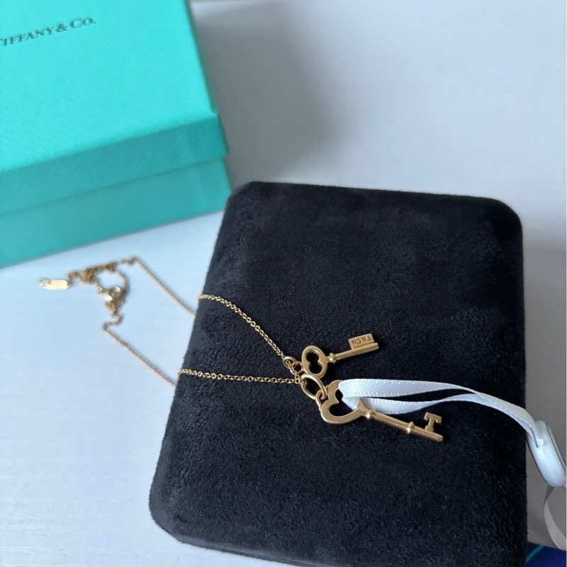 Tiffany co 18K金 鑰匙項鍊-4