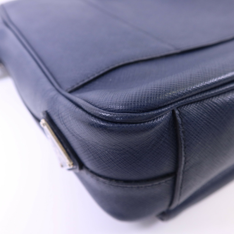 PRADA Saffiano皮革Shoulder Bag銀扣肩背袋-16