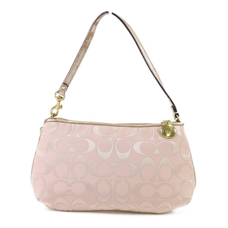 COACH 帆布Handbag金扣手挽袋-1