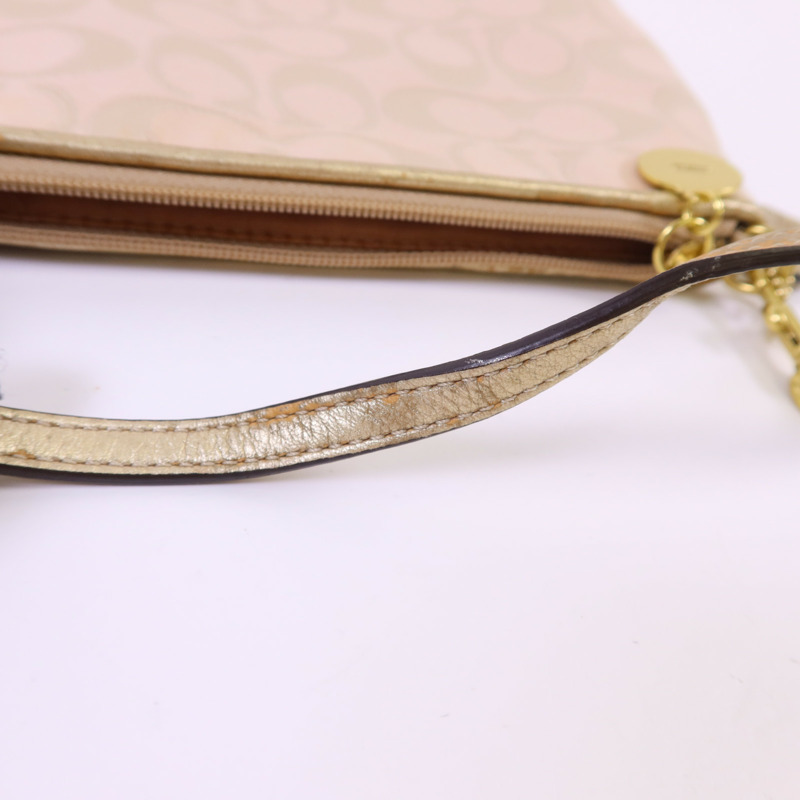 COACH 帆布Handbag金扣手挽袋-16