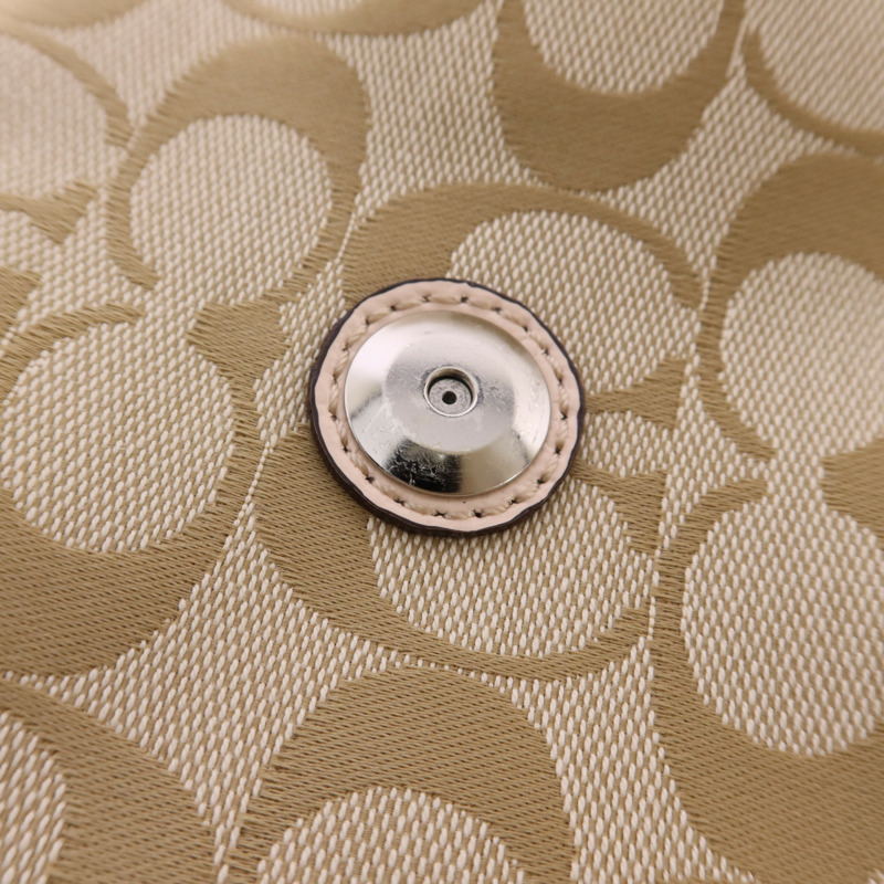 COACH 帆布Shoulder Bag銀扣肩背袋-9