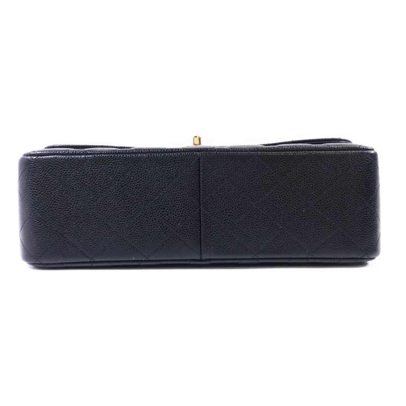 CHANEL 牛皮皮革Large Classic金扣鏈帶肩背袋-3