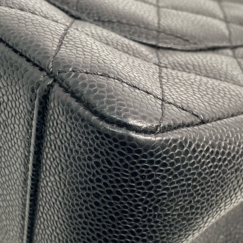 △ Chanel 香奈兒 GST Black Caviar Skin Silver Tone Metal Grand Shopping Tote Bag No.20 黑色粒紋小牛皮銀色金屬托特袋No.20 - 257025949-8