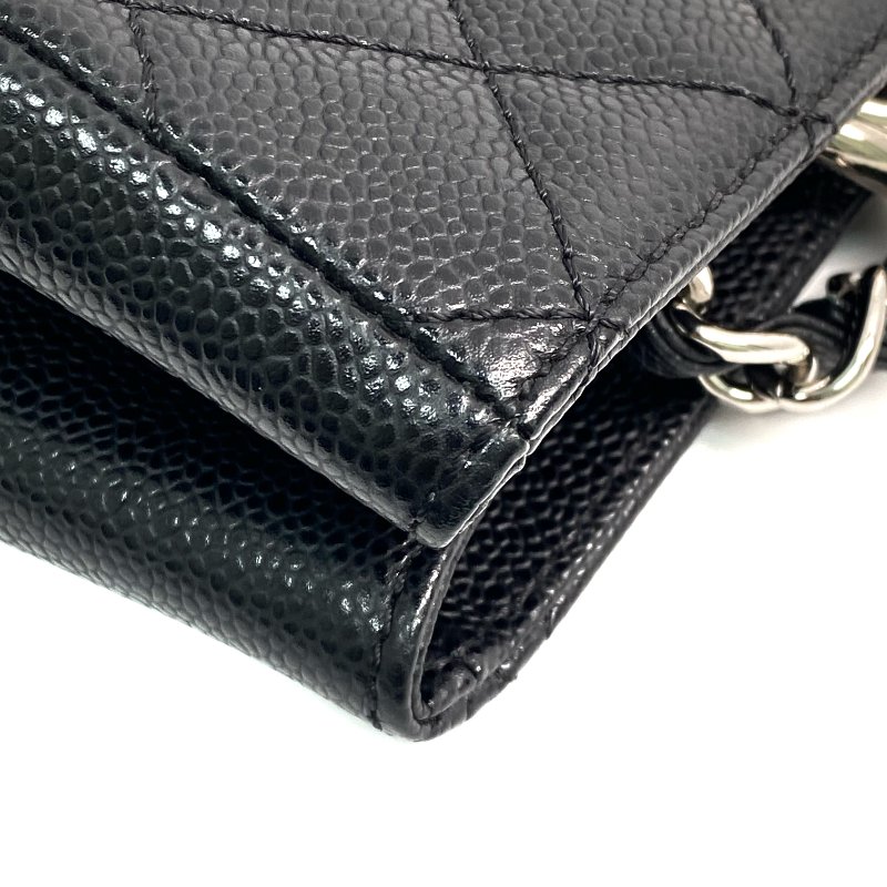 △ Chanel 香奈兒 GST Black Caviar Skin Silver Tone Metal Grand Shopping Tote Bag No.20 黑色粒紋小牛皮銀色金屬托特袋No.20 - 257025949-9