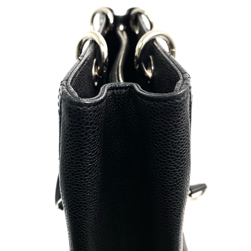 △ Chanel 香奈兒 GST Black Caviar Skin Silver Tone Metal Grand Shopping Tote Bag No.20 黑色粒紋小牛皮銀色金屬托特袋No.20 - 257025949-19