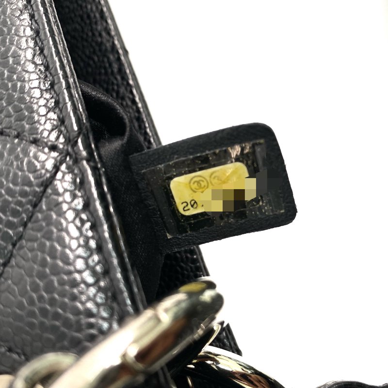 △ Chanel 香奈兒 GST Black Caviar Skin Silver Tone Metal Grand Shopping Tote Bag No.20 黑色粒紋小牛皮銀色金屬托特袋No.20 - 257025949-21