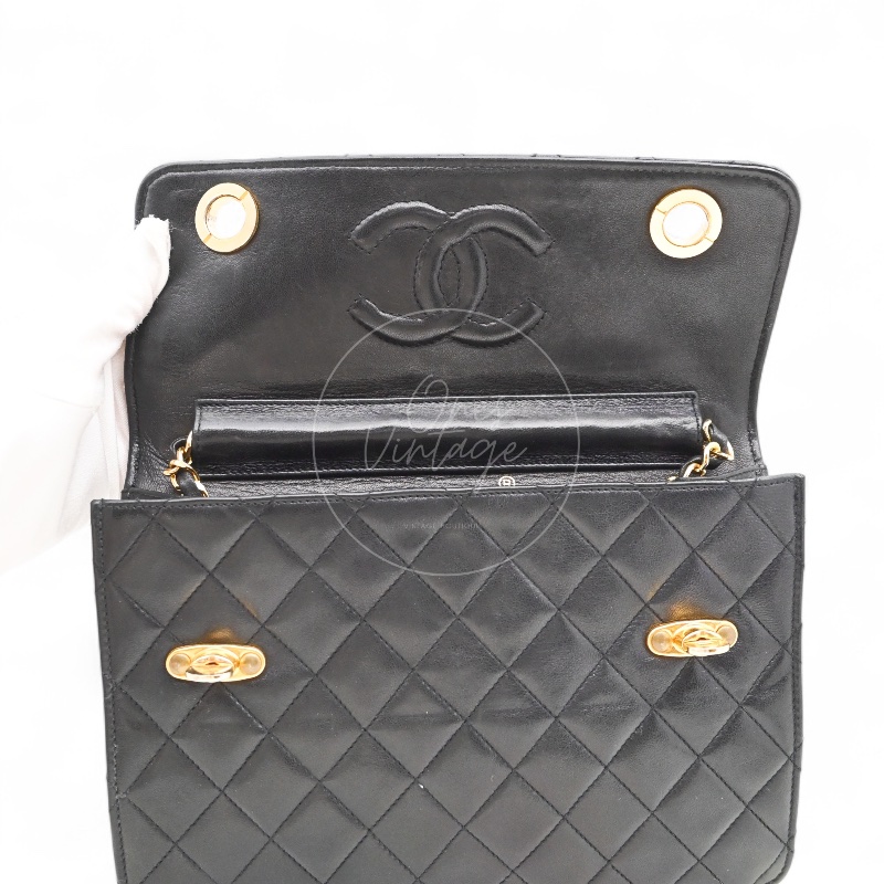 中古香奈儿公文包 文件包绗缝包 女士手提包-23