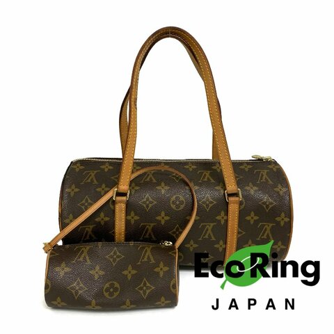 △ Louis Vuitton 路易威登 Papillom 30 Brown Coated Canvas Monogram Handbag 啡色塗層帆布經典花紋手袋 -257025513
