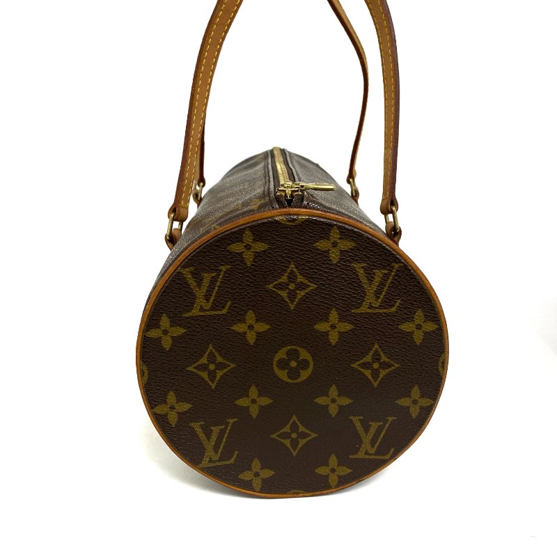 △ Louis Vuitton 路易威登 Papillom 30 Brown Coated Canvas Monogram Handbag 啡色塗層帆布經典花紋手袋 -257025513-4