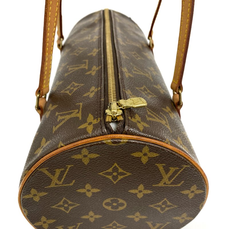 △ Louis Vuitton 路易威登 Papillom 30 Brown Coated Canvas Monogram Handbag 啡色塗層帆布經典花紋手袋 -257025513-6