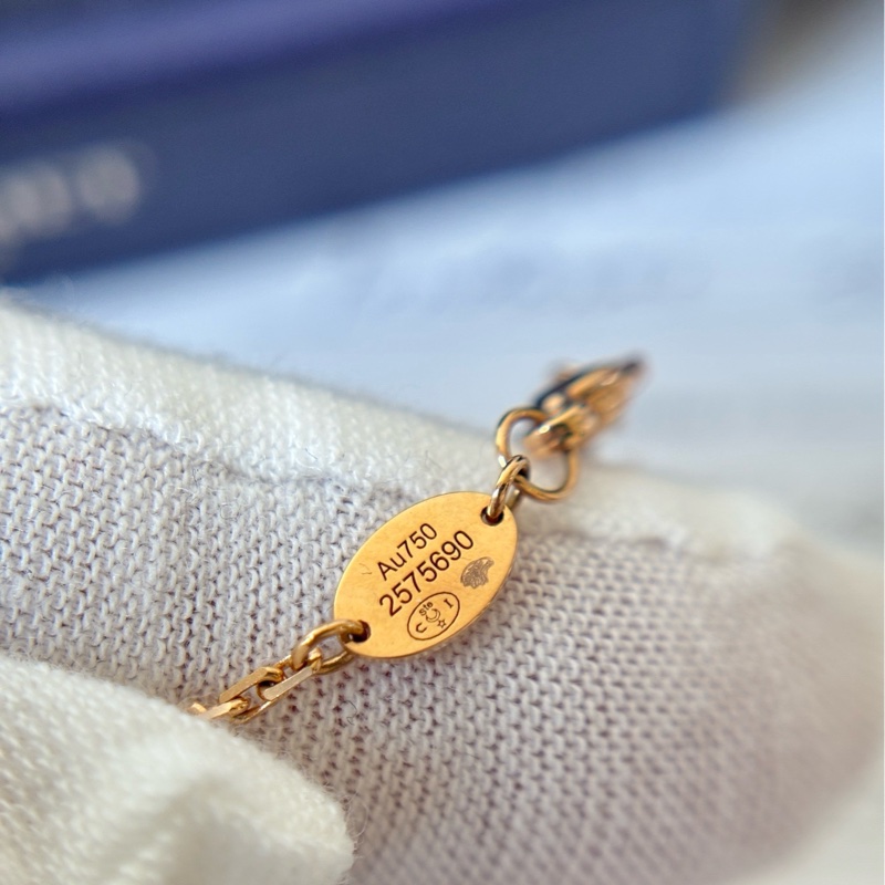 【99新】 CHAUMET 尚美緣系一生系列 中號孔雀石鑽石項鍊-4