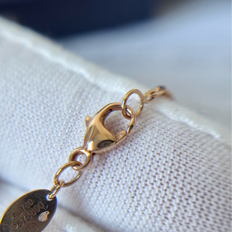 【99新】 CHAUMET 尚美緣系一生系列 中號孔雀石鑽石項鍊-5