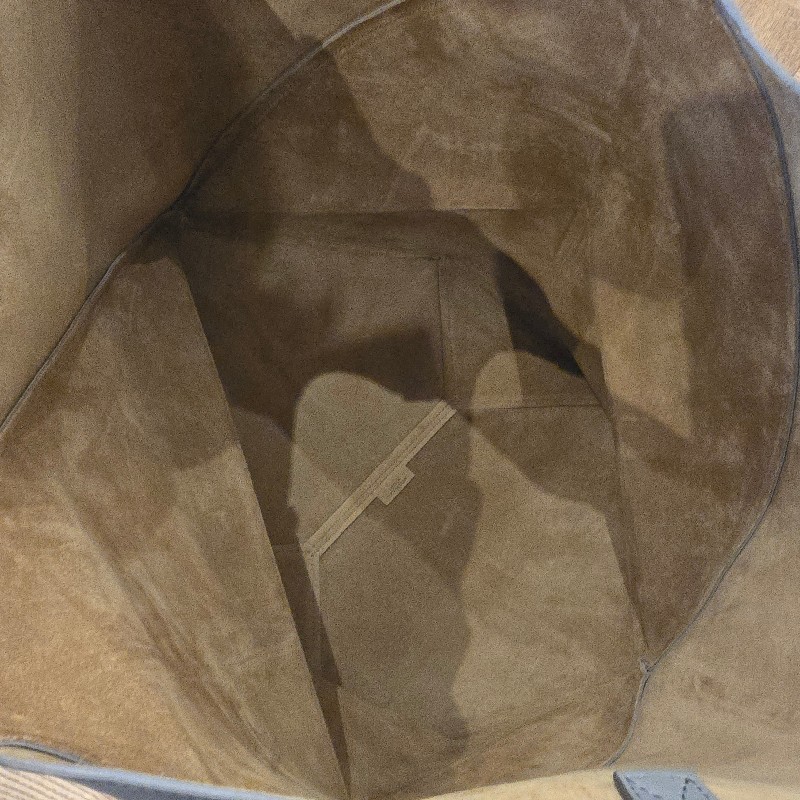 LOEWE PUZZLE FOLD XL 超大型納帕小牛皮托特包/珍珠灰色 (男女可用)-9