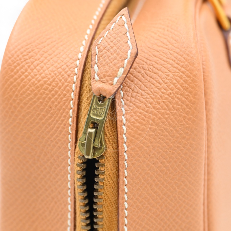 中古 愛馬仕 Epsom牛皮 Plume羽毛包 刻印圓框W-17