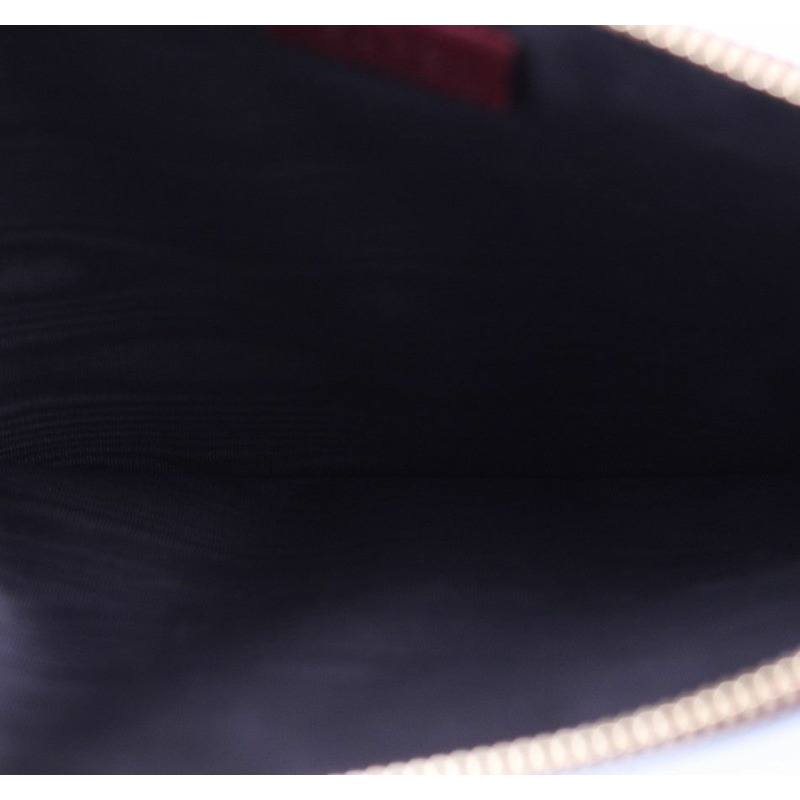 【包稅】GUCCI 酒紅色 Jumi 中型皮革手拿包-4