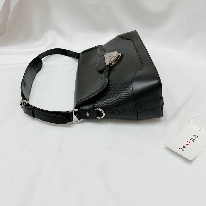 莉亞精品♡ LV 水波紋腋下包 黑 二手美品-7