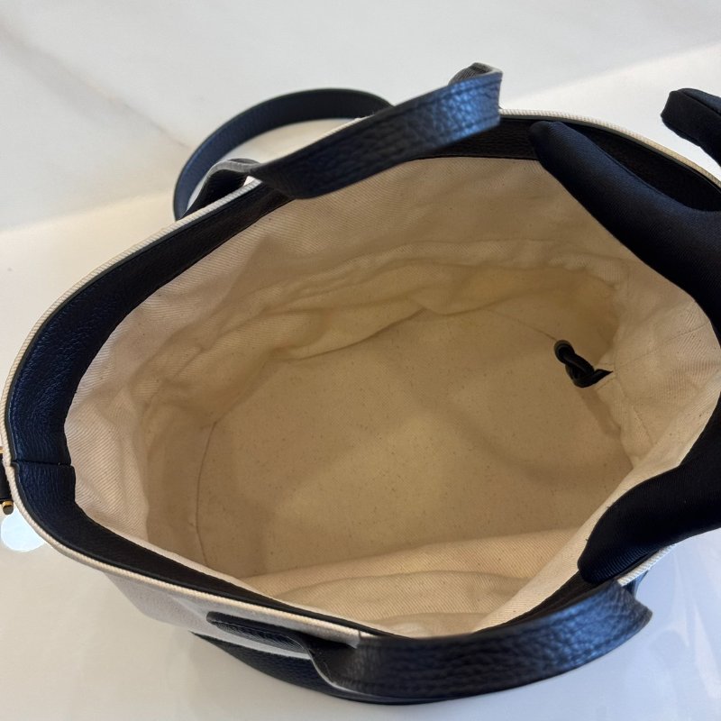 *SHIHNA名牌精品* Bally Bar 帆布 牛皮水桶包-6