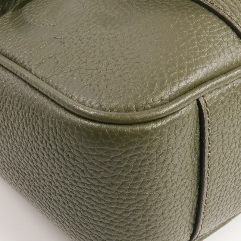 GUCCI 牛皮皮革Jumbo GG Medium Messenger Bag銀扣肩背袋-11