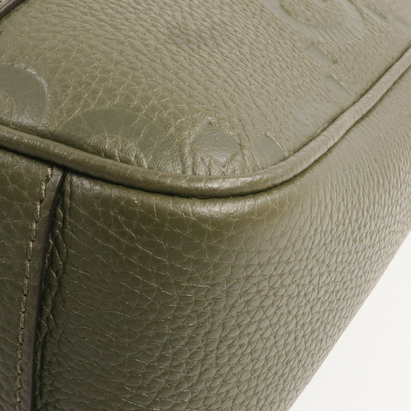 GUCCI 牛皮皮革Jumbo GG Medium Messenger Bag銀扣肩背袋-12