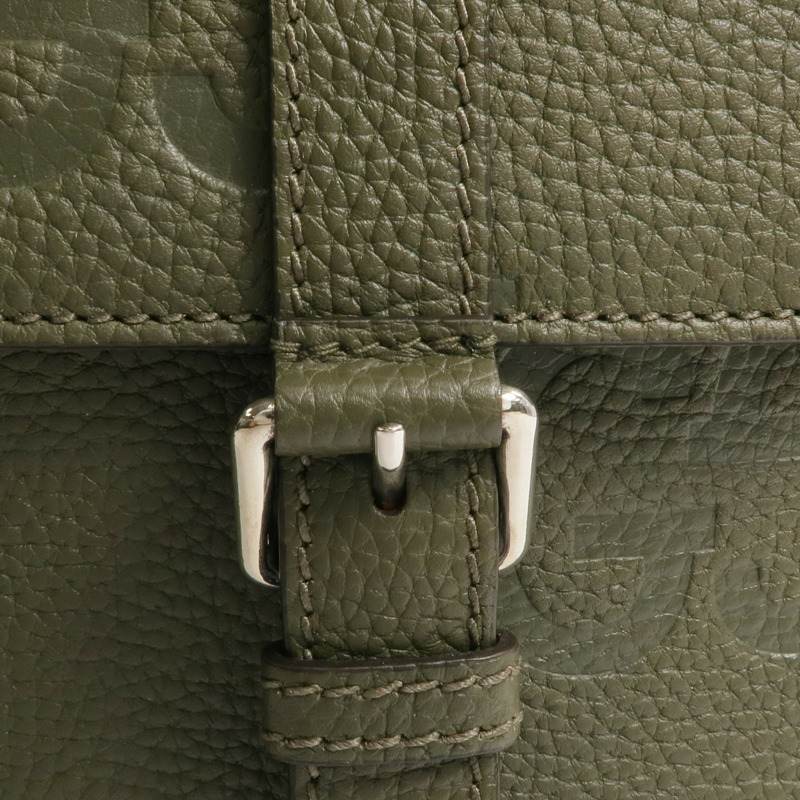 GUCCI 牛皮皮革Jumbo GG Medium Messenger Bag銀扣肩背袋-14