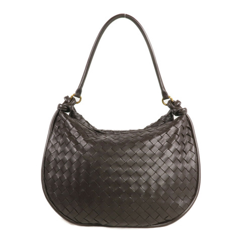 BOTTEGA VENETA 羊皮皮革Gemelli金扣肩背袋