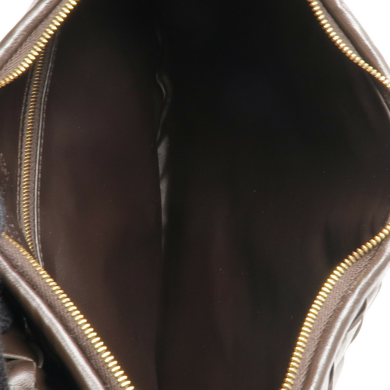 BOTTEGA VENETA 羊皮皮革Gemelli金扣肩背袋-4