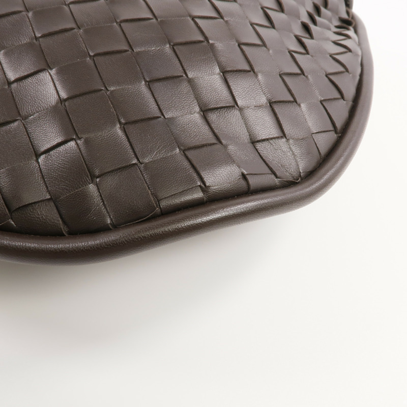 BOTTEGA VENETA 羊皮皮革Gemelli金扣肩背袋-9