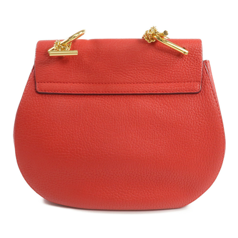 Chloe 牛皮皮革Drew Bag金扣鏈帶肩背袋-2