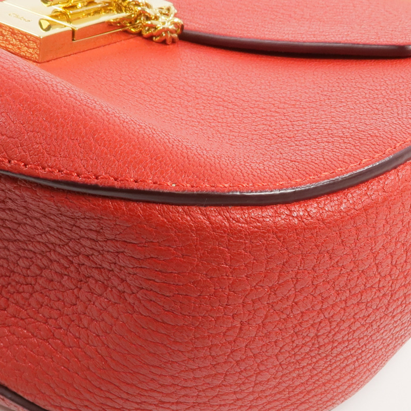 Chloe 牛皮皮革Drew Bag金扣鏈帶肩背袋-10