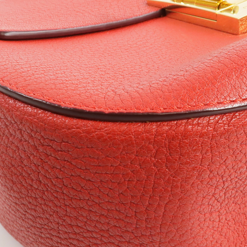 Chloe 牛皮皮革Drew Bag金扣鏈帶肩背袋-11