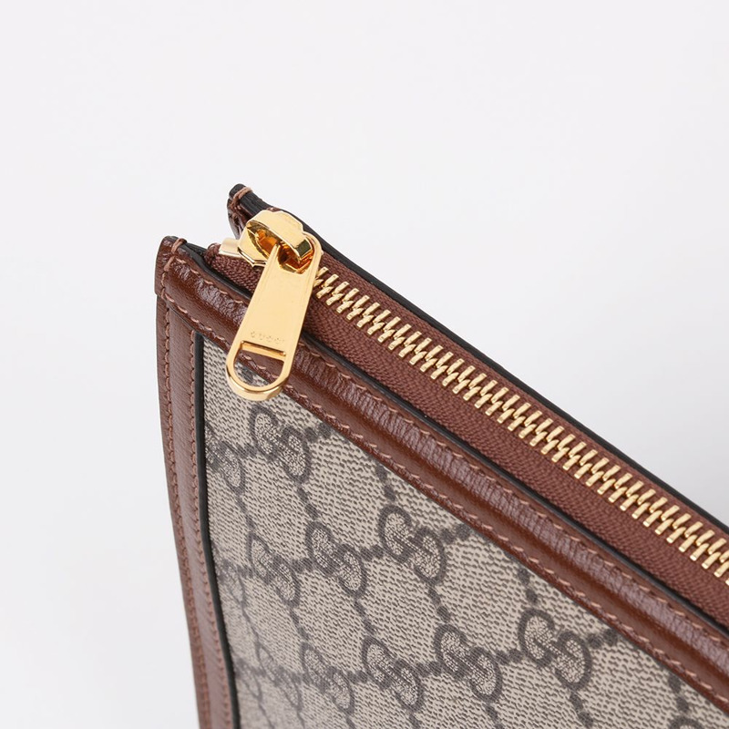 【包稅】GUCCI GG帆布新款Jackie 1961金色手拿包-4