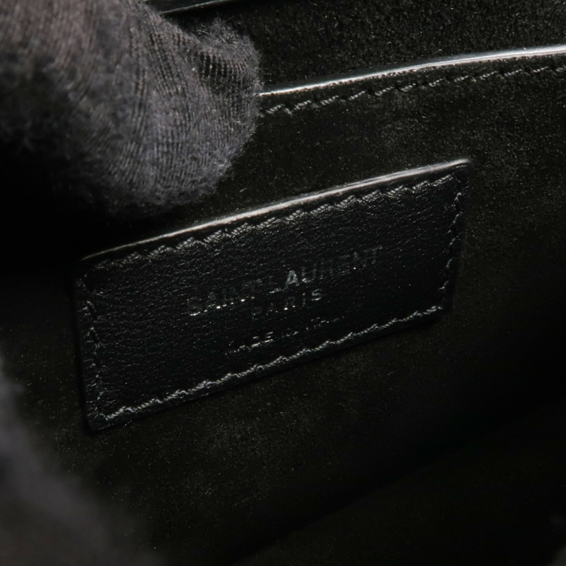 SAINT LAURENT 牛皮皮革Sunset Medium銀扣鏈帶肩背袋-5