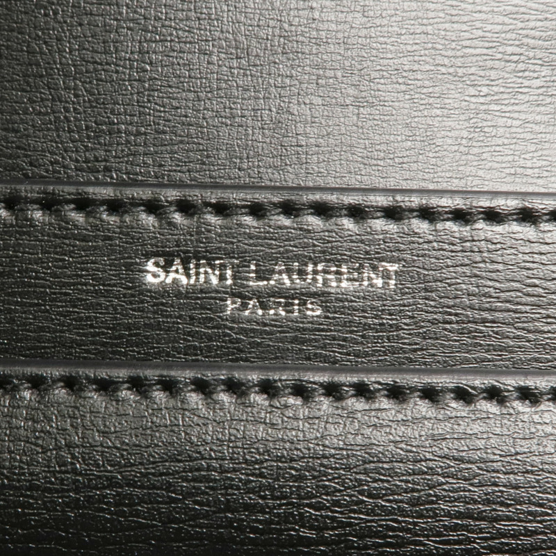 SAINT LAURENT 牛皮皮革Sunset Medium銀扣鏈帶肩背袋-9