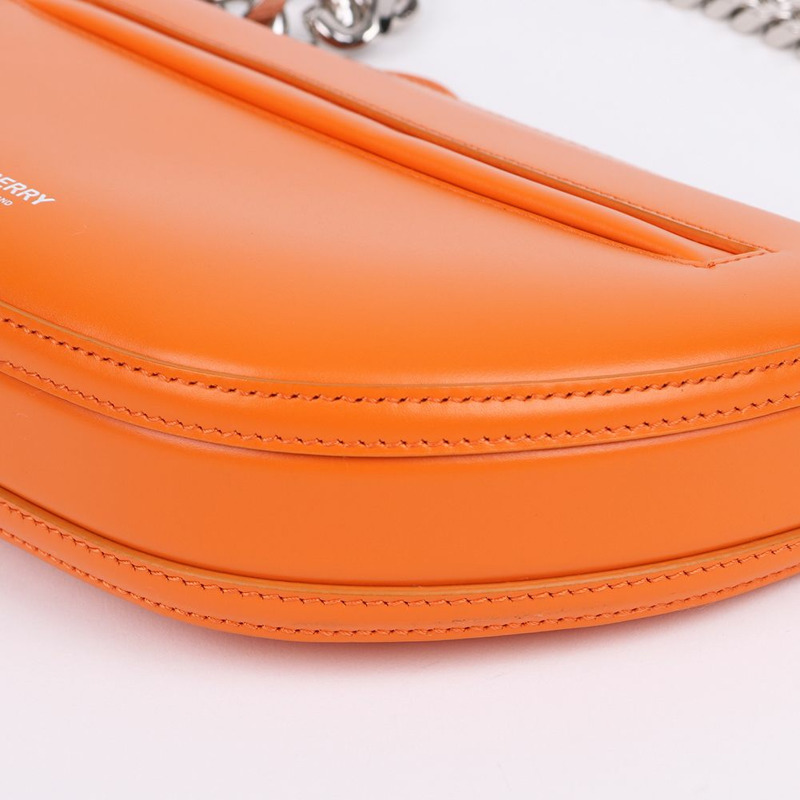 【包稅】BURBERRY 奧林匹亞橙色迷你鏈條包-9