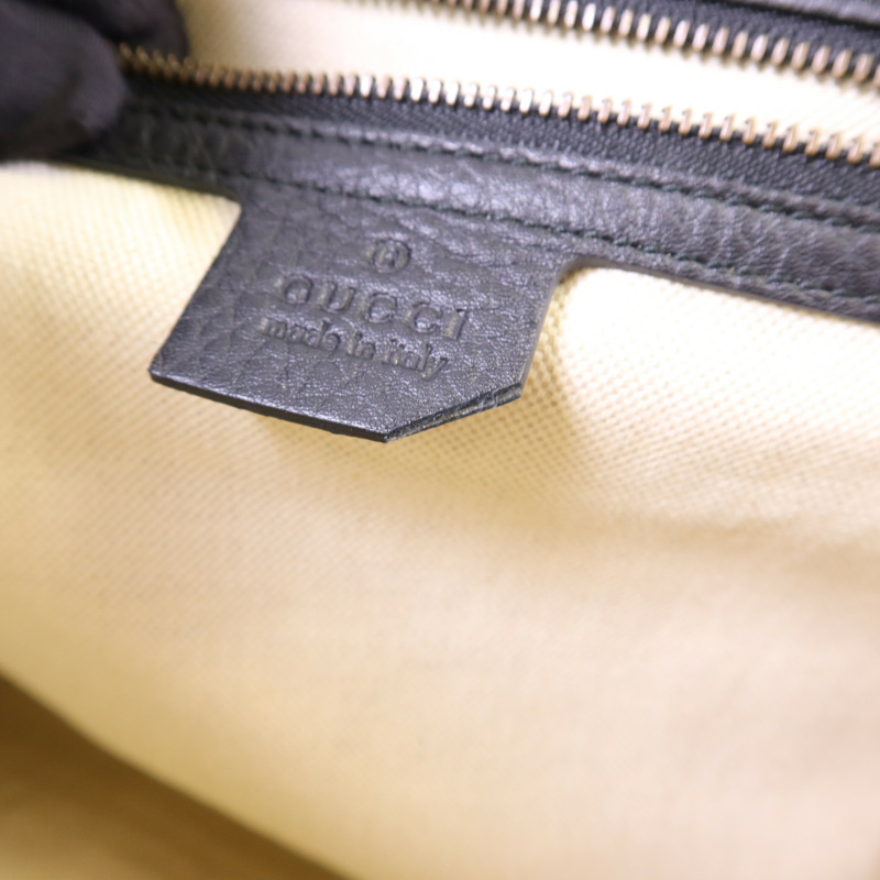 GUCCI 牛皮皮革GG Marmont Top Handle金扣手挽袋-16